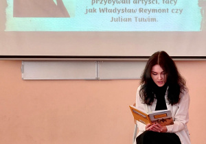 Żeromski w strofach zaklęty - recytacja uczennicy