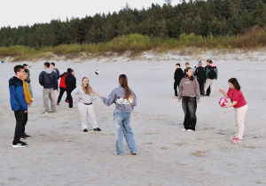 Siatkówka na plaży