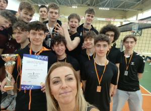 Wicemistrzostwo Łodzi w piłce siatkowej chłopców