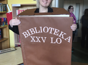 Drzwi Otwarte w bibliotece szkolnej