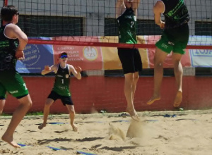 Mistrzostwa Łodzi w piłce siatkowej plażowej chłopców