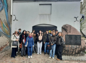 Zajęcia edukacyjne na terenie Litzmannstadt Getto